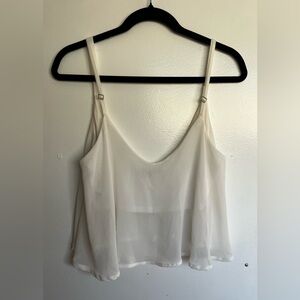 Urban Outfitters Sheer White Women's Top
